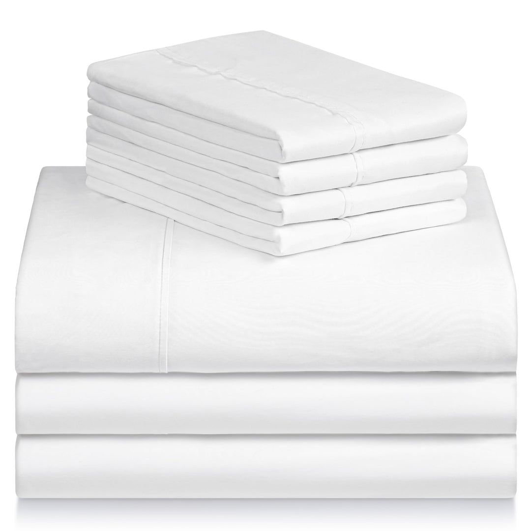 a stack of white sheets