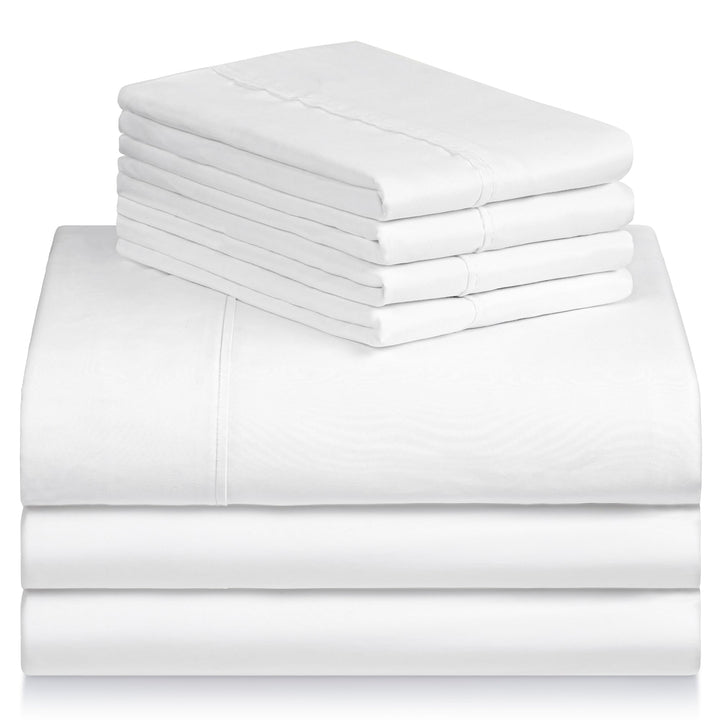 a stack of white sheets