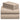 a stack of beige sheets