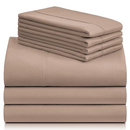 a stack of bed sheets