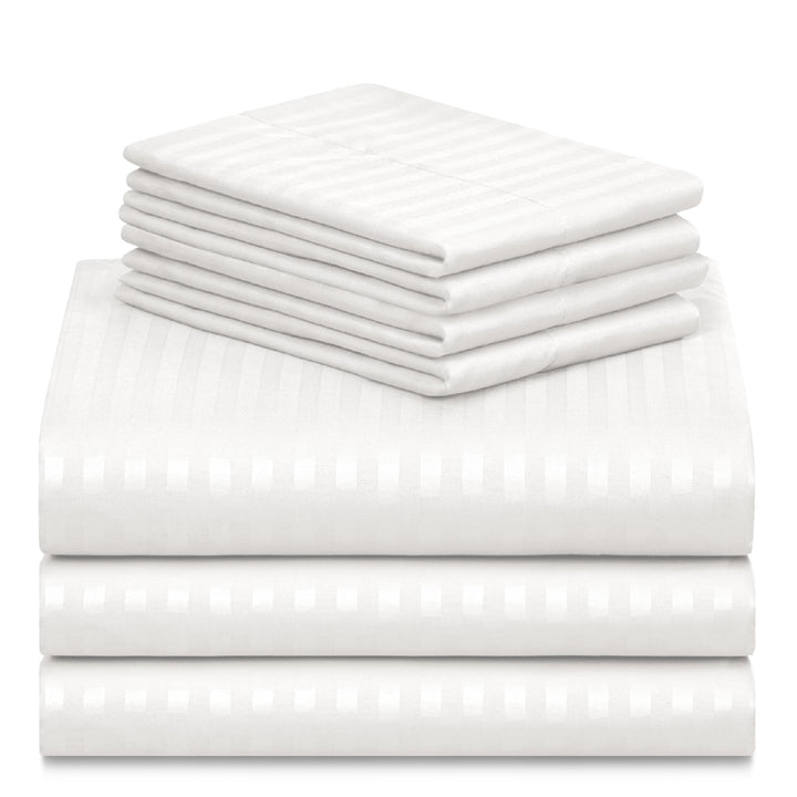 a stack of white sheets