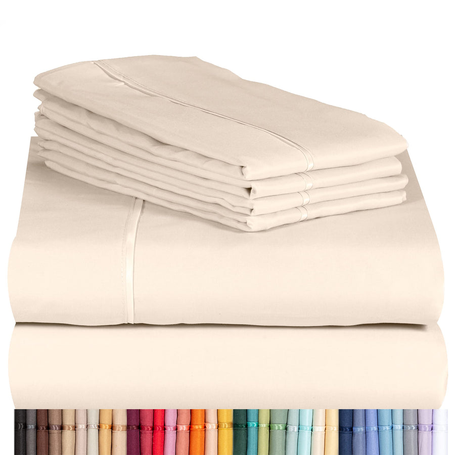 a stack of white sheets