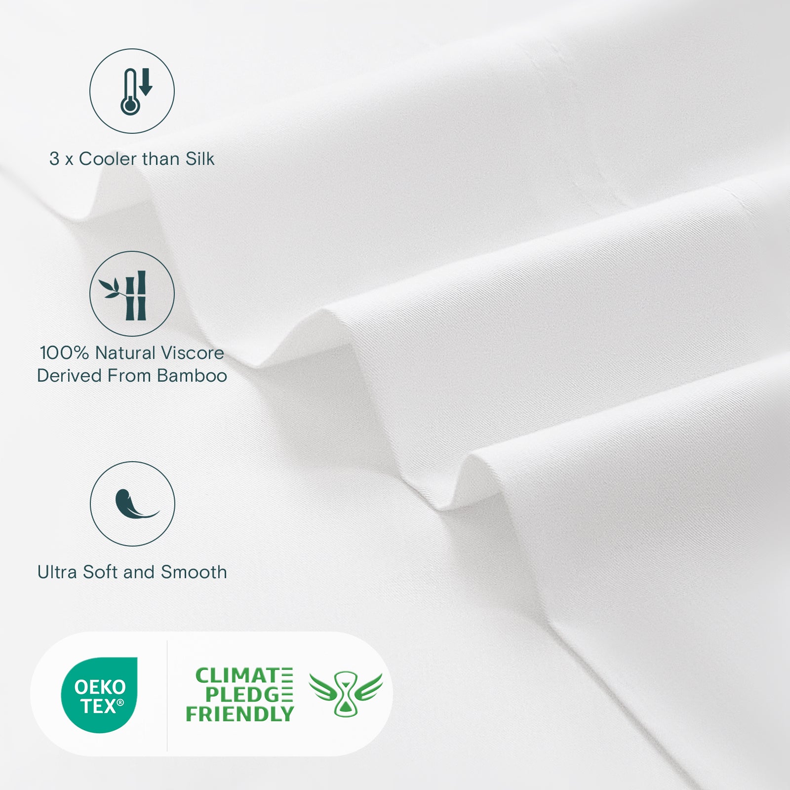 LuxClub Bamboo Sheet Set - Thumbnail 5