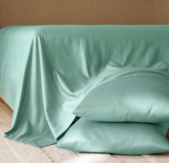 LuxClub EverCool Sheet Set in Sage Green – Cooling Deep Pocket Microfiber