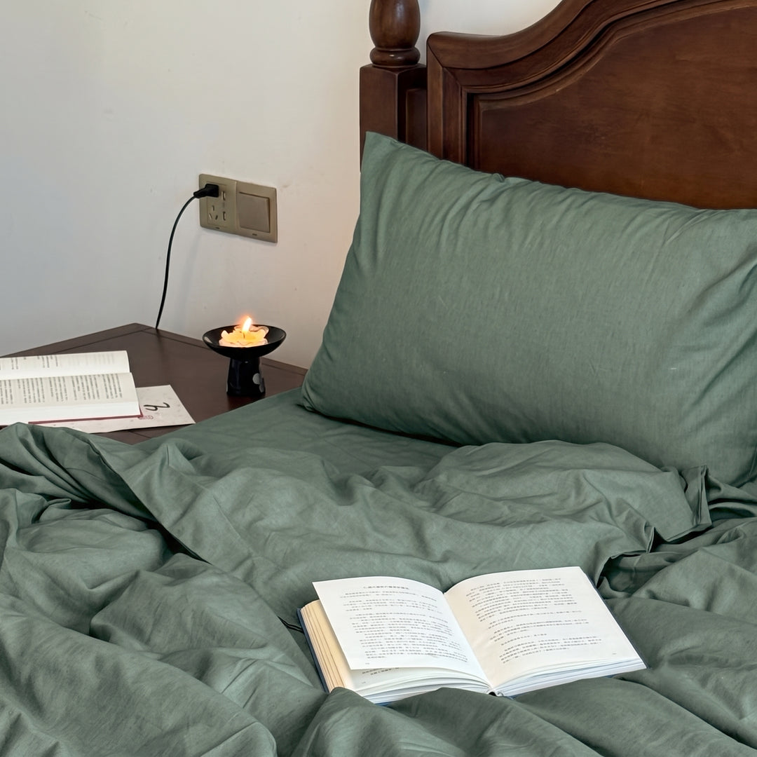 EverCool Breathable Sheet Set - Tree Moss Green