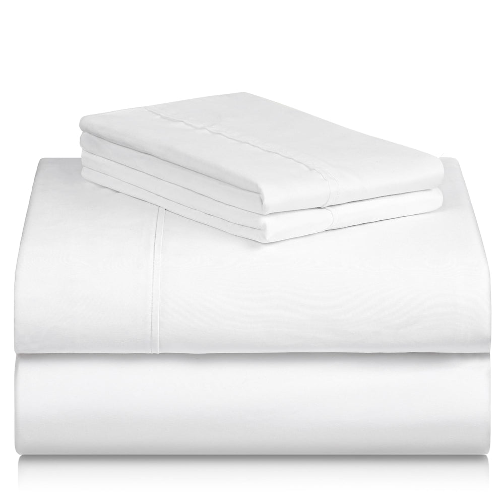 a stack of white sheets