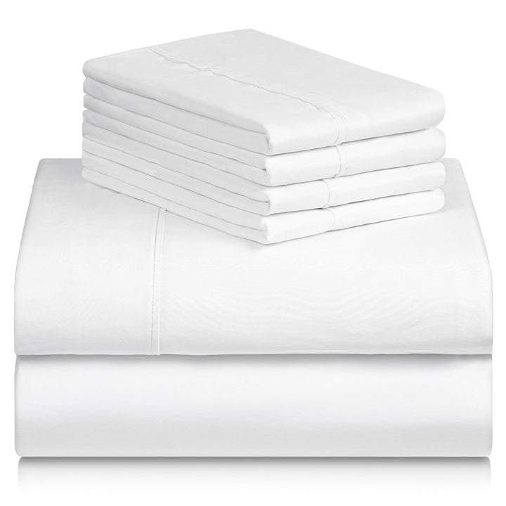 a stack of white sheets