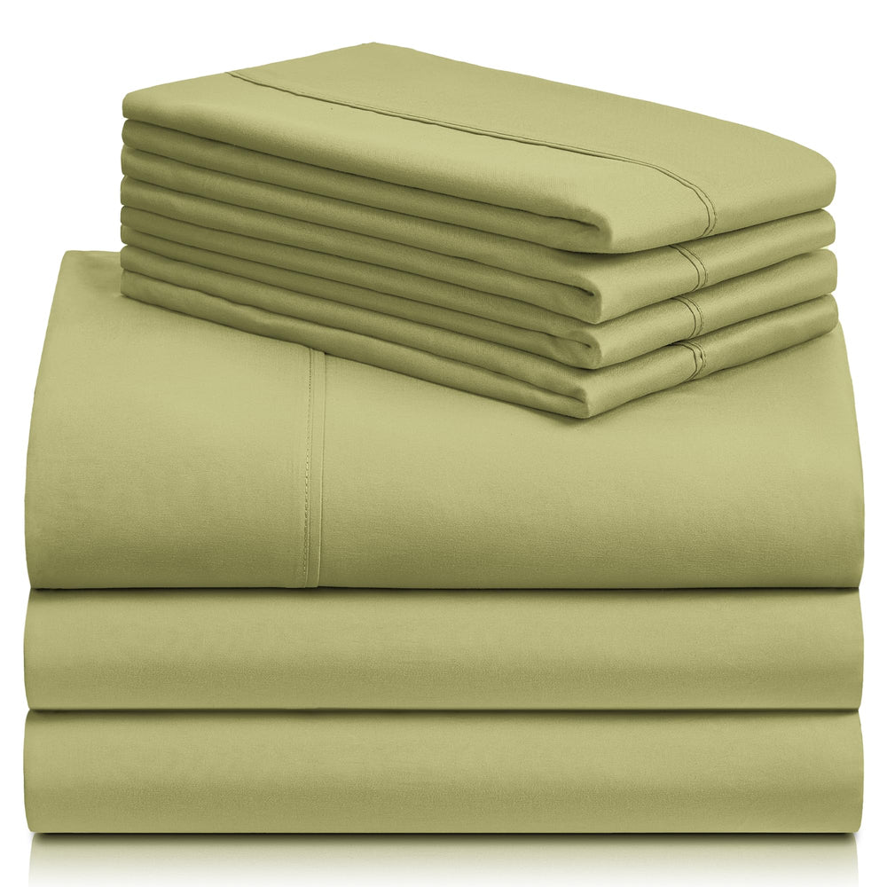 a stack of folded sheets