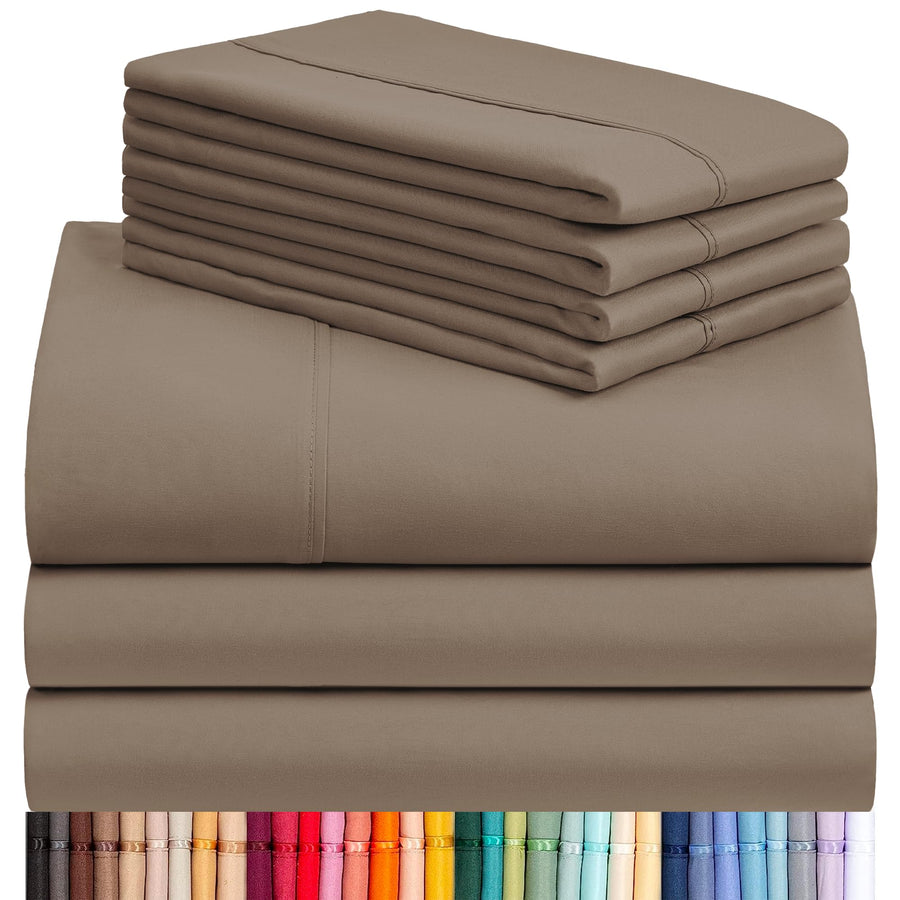 a stack of folded sheets